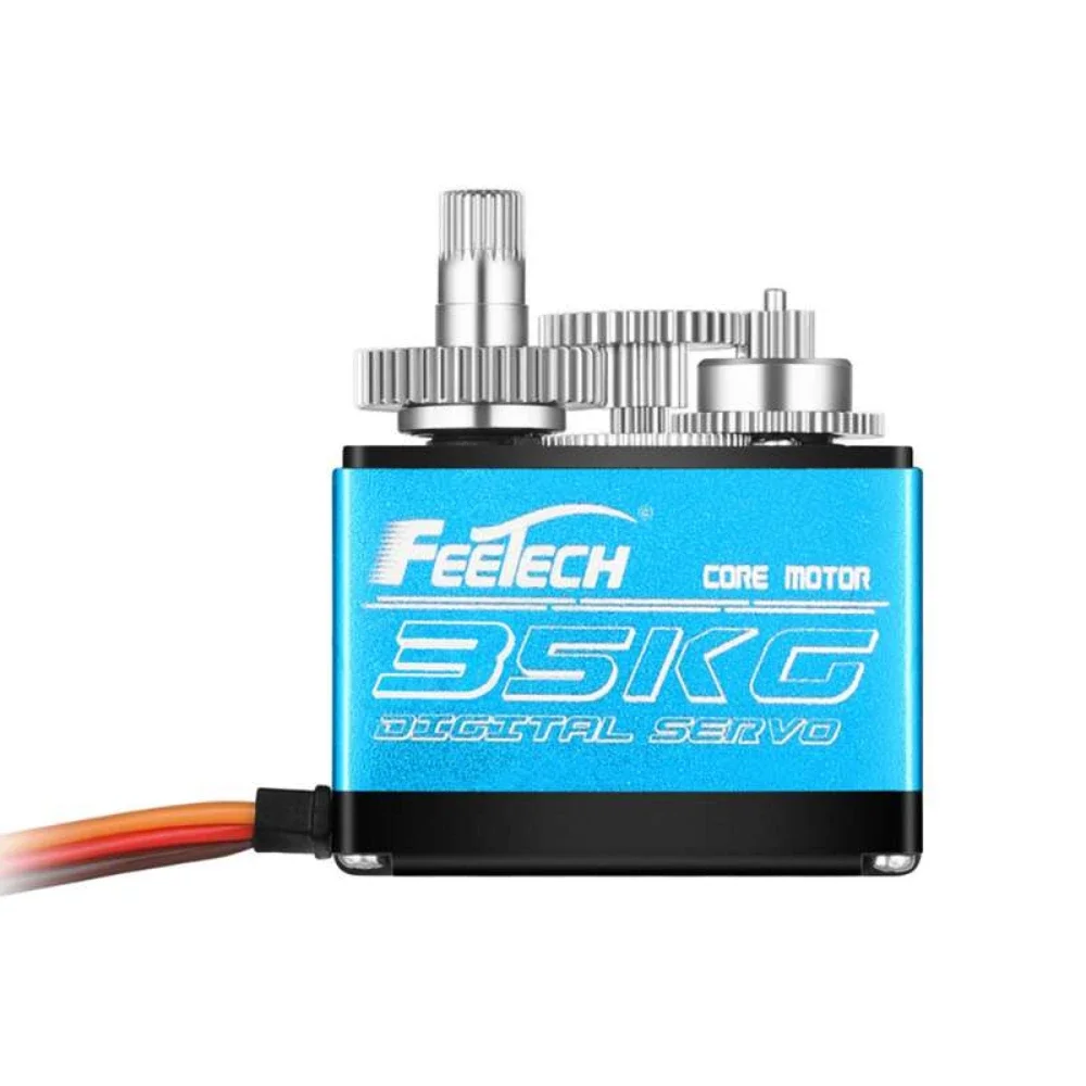 1/2/4 pces 35kg ft5330m servo motor digital 180 graus rc baja metal engrenagem à prova dwaterproof água 7.4v para 1/8/10 rc carro de deriva de controle remoto