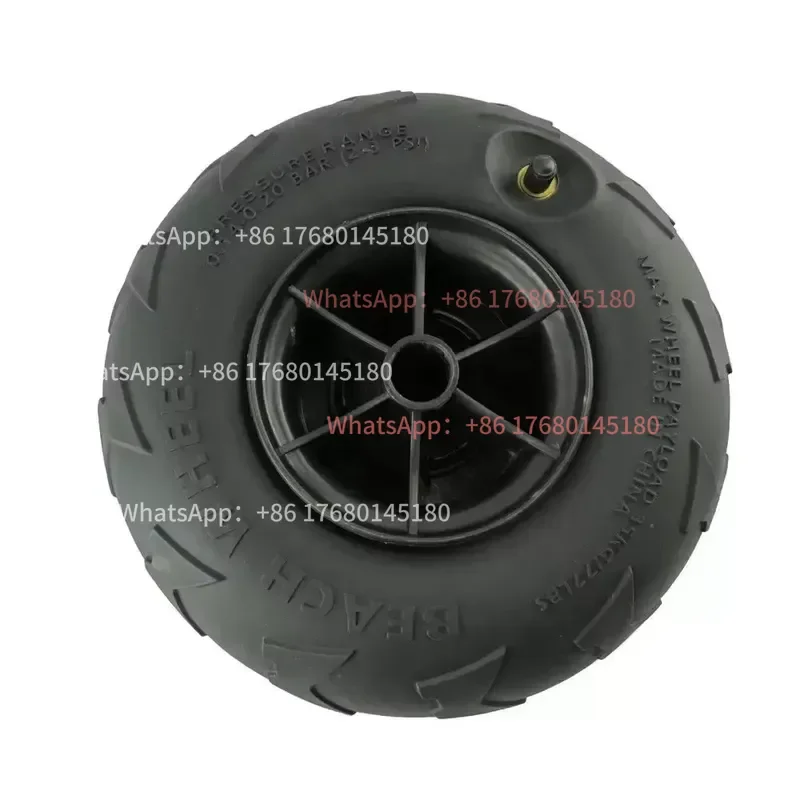 9‑Inch PVC Inflatable Sand Balloon Wheel, Replacement Wheel for Beach Wheelchair, Kayak & Fishing Cart - view 3