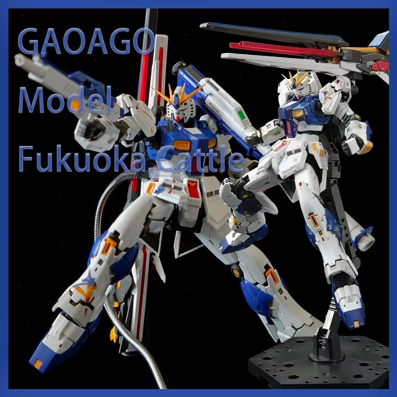 متوفر في المخزون Gaogao Rg 1/144 Rg32b Fukuoka الماشية التجمع نموذج أطقم البلاستيك الهيكل العظمي أنيمي عمل الشكل روبوت البلاستيك نموذج الهدايا