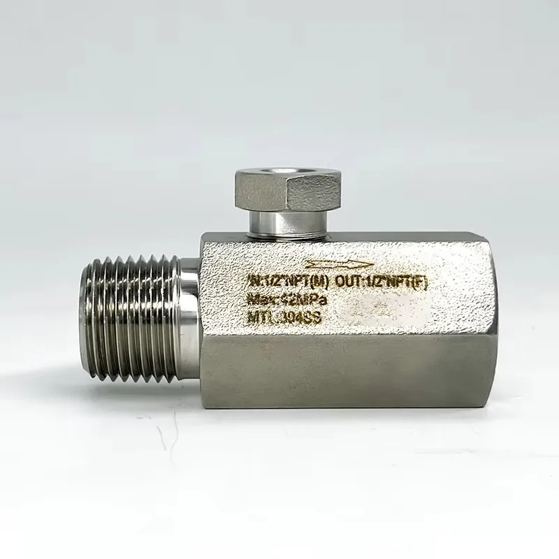 

Factory Wholesale Corrosion Resistant Stainless Steel Adjustable Pressure Gauge Damper Snubbers