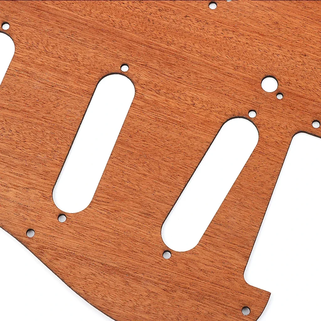 1 pcs  Guitar Pickguard SSS Scratch Plate 8 Hole Wood  for Stratocaster Style Guitar pickguard