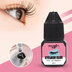 Pegamento fuerte de secado rápido para extensión de pestañas postizas, pegamento negro de secado rápido, maquillaje No irritante, visón, 5ml, 1 segundo