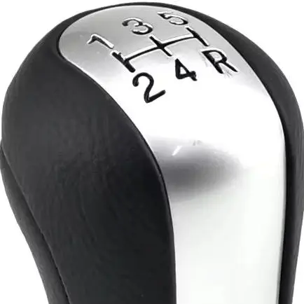5 Speed Car Shift Gear change lever knob + Leather Boot Gaitor Cover For Toyota Corolla Verso RAV4 AVENSIS Yaris