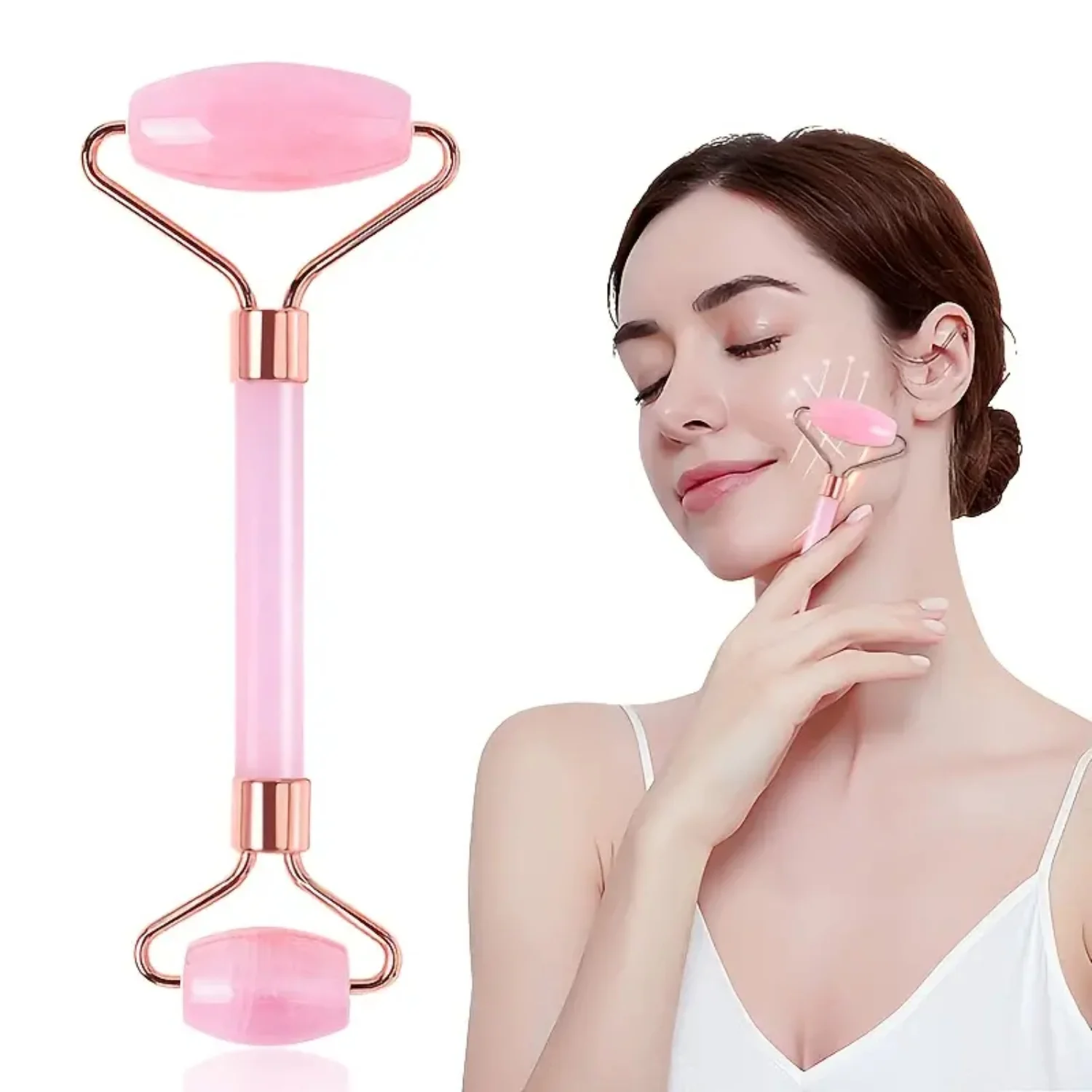 1pc Facial Gua Sha Scraping Massage Tool, Premium Guasha Board for Face and Body Relief