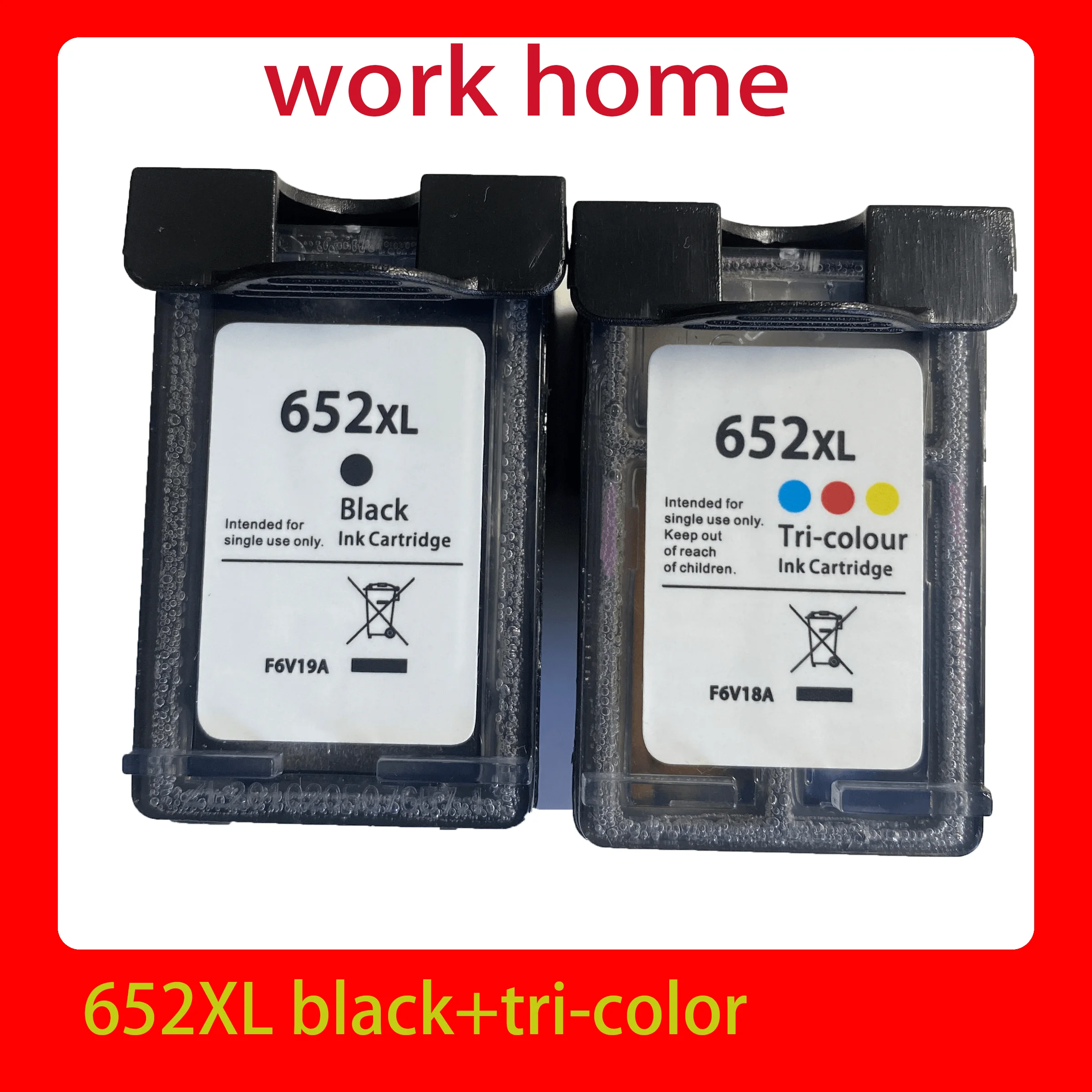 Compatible for hp652 Ink cartridge replacement for HP 652XL for HP 652 Deskjet 1115 1118 2135 2136 2138 3635 3636 3835