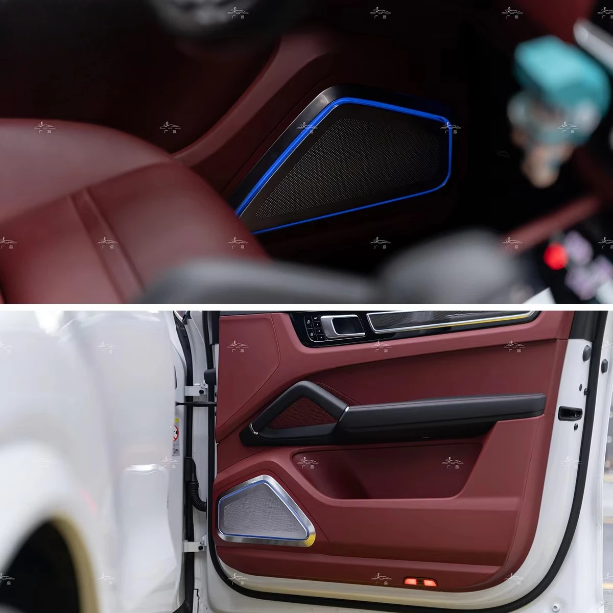 Ambient Light Interior Atmosphere Light 4 Doors Speaker Lamp Led Speaker Cover for  2018-2023
