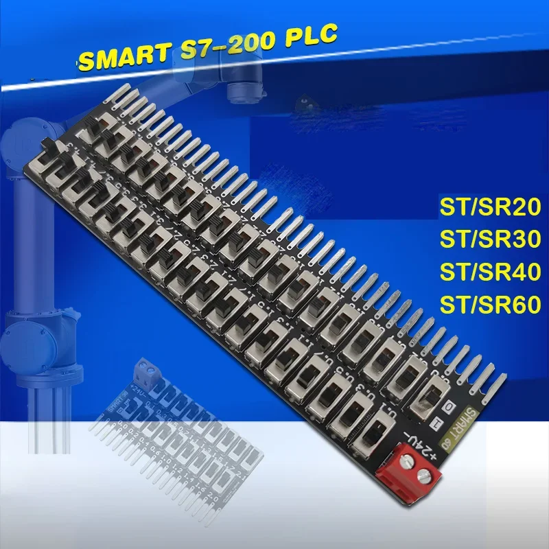 Switch Value Debugging Board for SMART S7-200 PLC ST40 SR40 Input Simulation Board