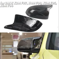 For BMW X3M F97 X4M F98 2019-2024 X5M F95 X6M F96 2020-2024 2x Real Carbon Rearview Exterior Side Mirror Caps replacement