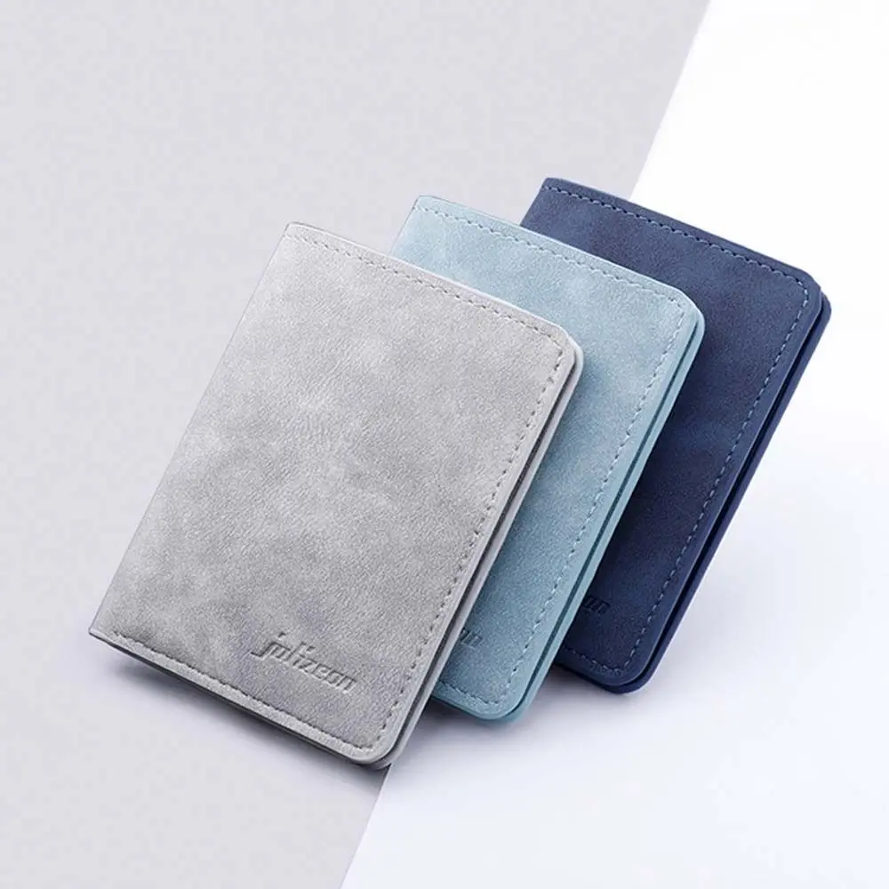 Design ID Card cover Card Case Bank Credit Card Bag Mini Money Bag Business Card Holder Coin Purse Men Wallet Short Wallet