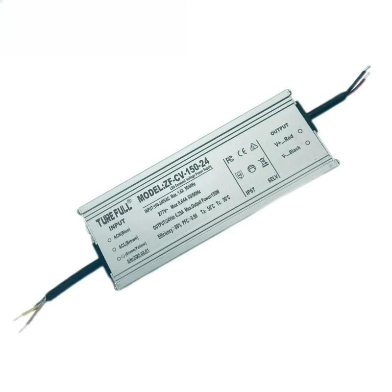 150W 12V 24V LED Constant Voltage Driver Power Supply Ballast +0-10V Dimmable Lamp Light