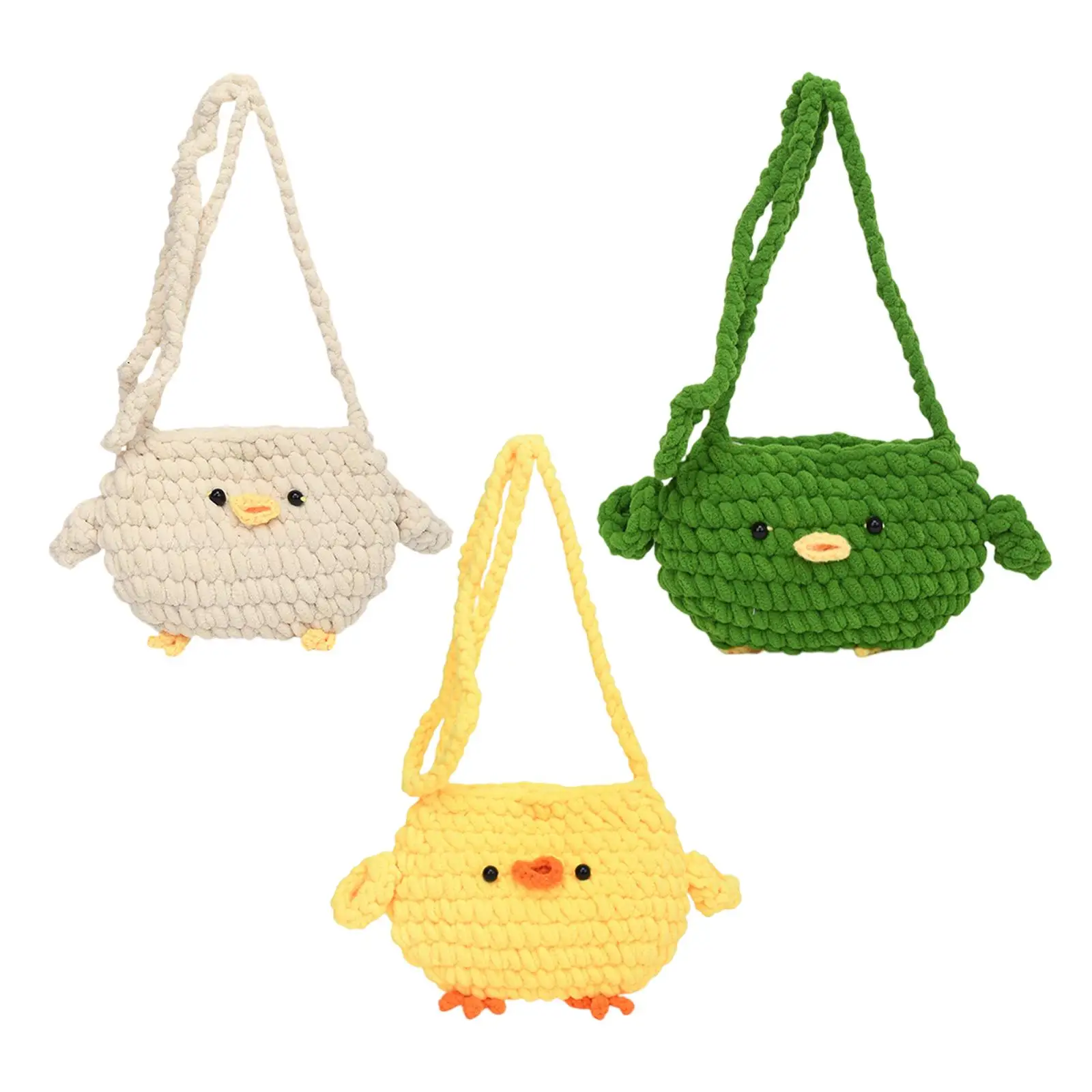 

Women Knitted Crossbody Bag Phone Bag Creative Casual Portable Cartoon Satchel for Outdoor Shopping Vacation Commuting Summer