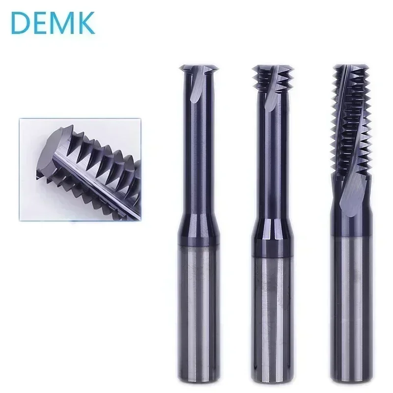 Carbide thread milling cutter Single tooth Three teeth Whole tooth Thread milling cutter M1-M30 CNC Machining milling thread