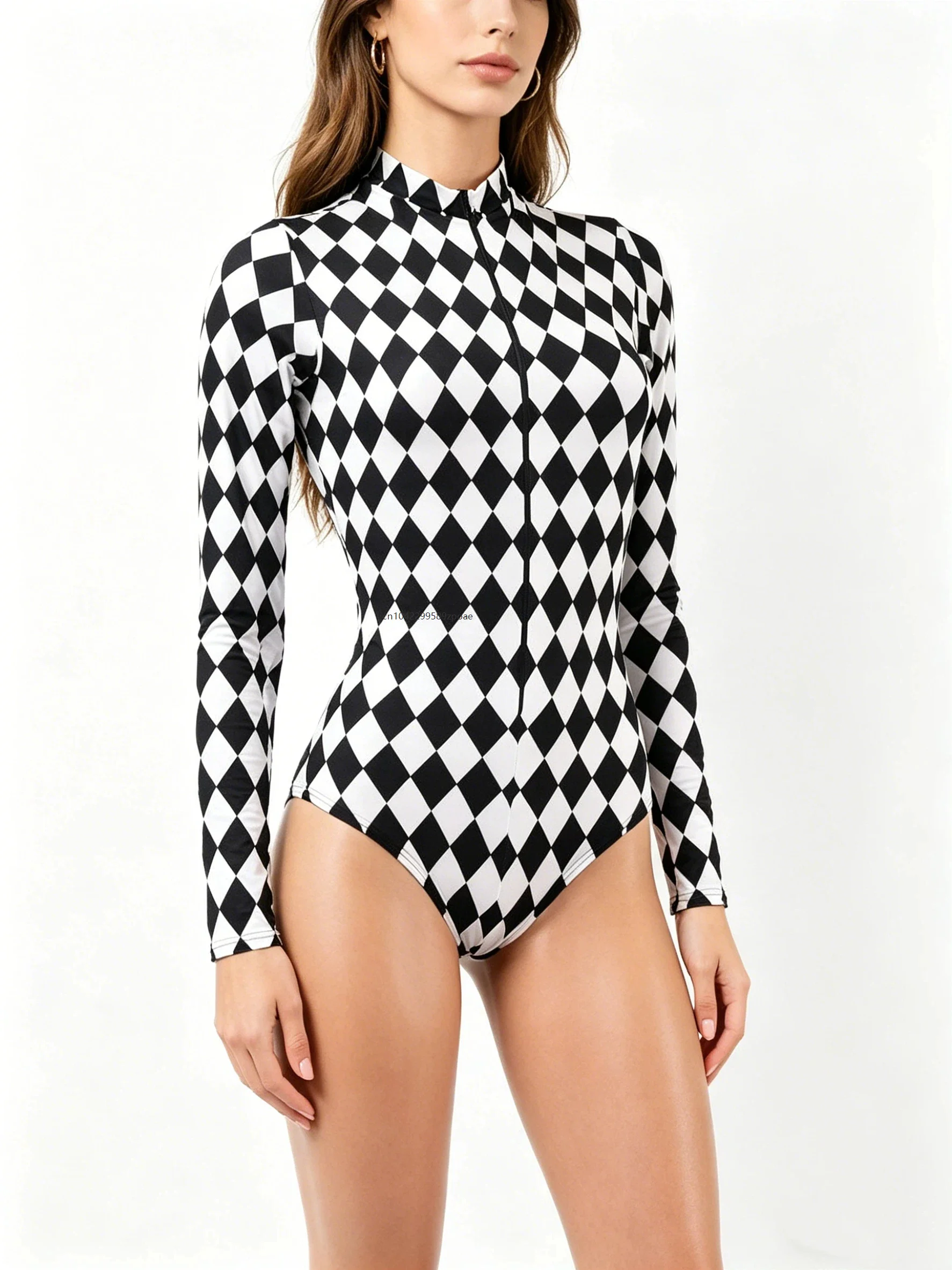 

Joker Clown Lattice Swimwear Women Sexy Fashion Out Circus Style Bodysuit Beach Club Party Surfing Swim Style Beachwear New 2026