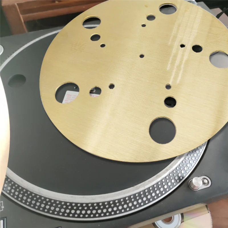 

X12A High-Fidelity Pure Brass Turntable Platter Mat Record Players Pad for LP Vinyl Record Player Home Accessories