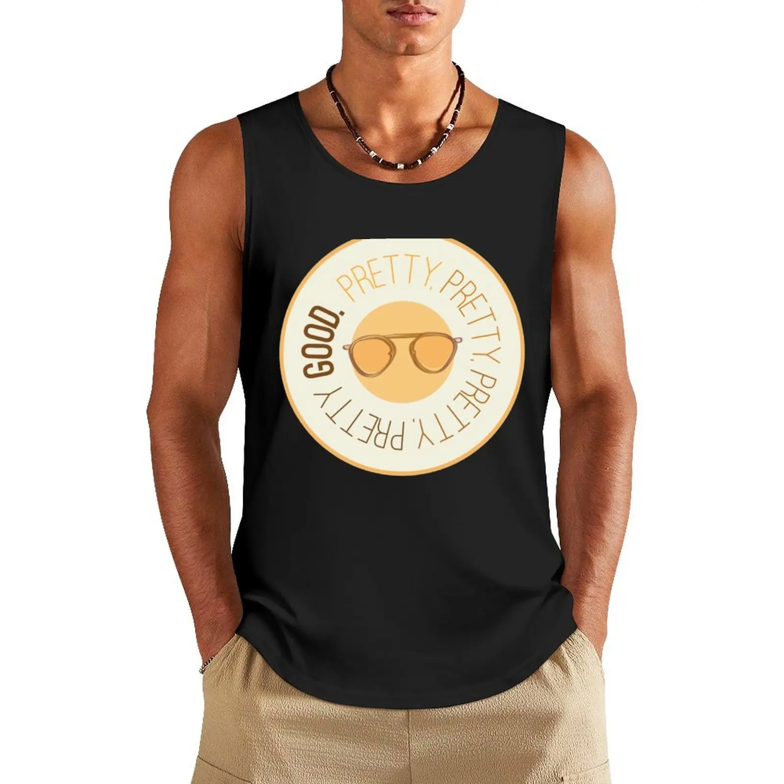 

Pretty Pretty Pretty Good Tank Top Men's t-shirts Men's singlets summer clothes man 2025 sports suits