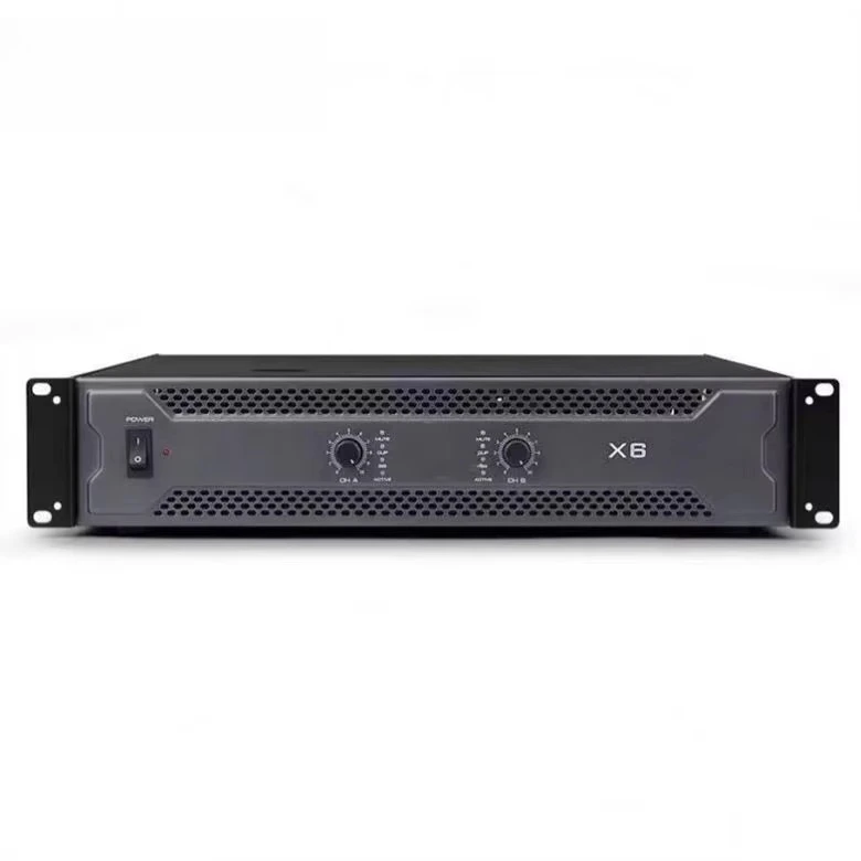 2 шт. 2U 2*600 Вт X6 Pure Rear Soundking Power Amplifier Cabinet Professional для караоке, сценических выступлений, баров, KTV