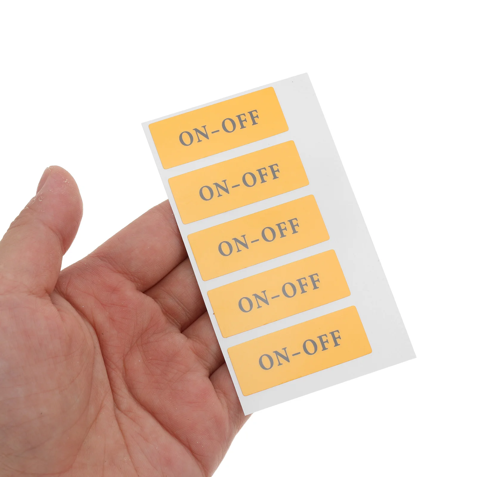 

10pcs Power Switch Identification Stickers On Off Labels For Light Switches Durable Adhesive Equipment Decals Industrial