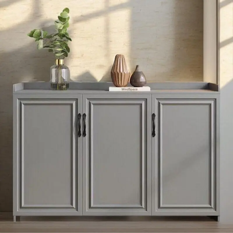 Villa outdoor waterproof door shoe cabinet, garden courtyard storage tool cabinet
