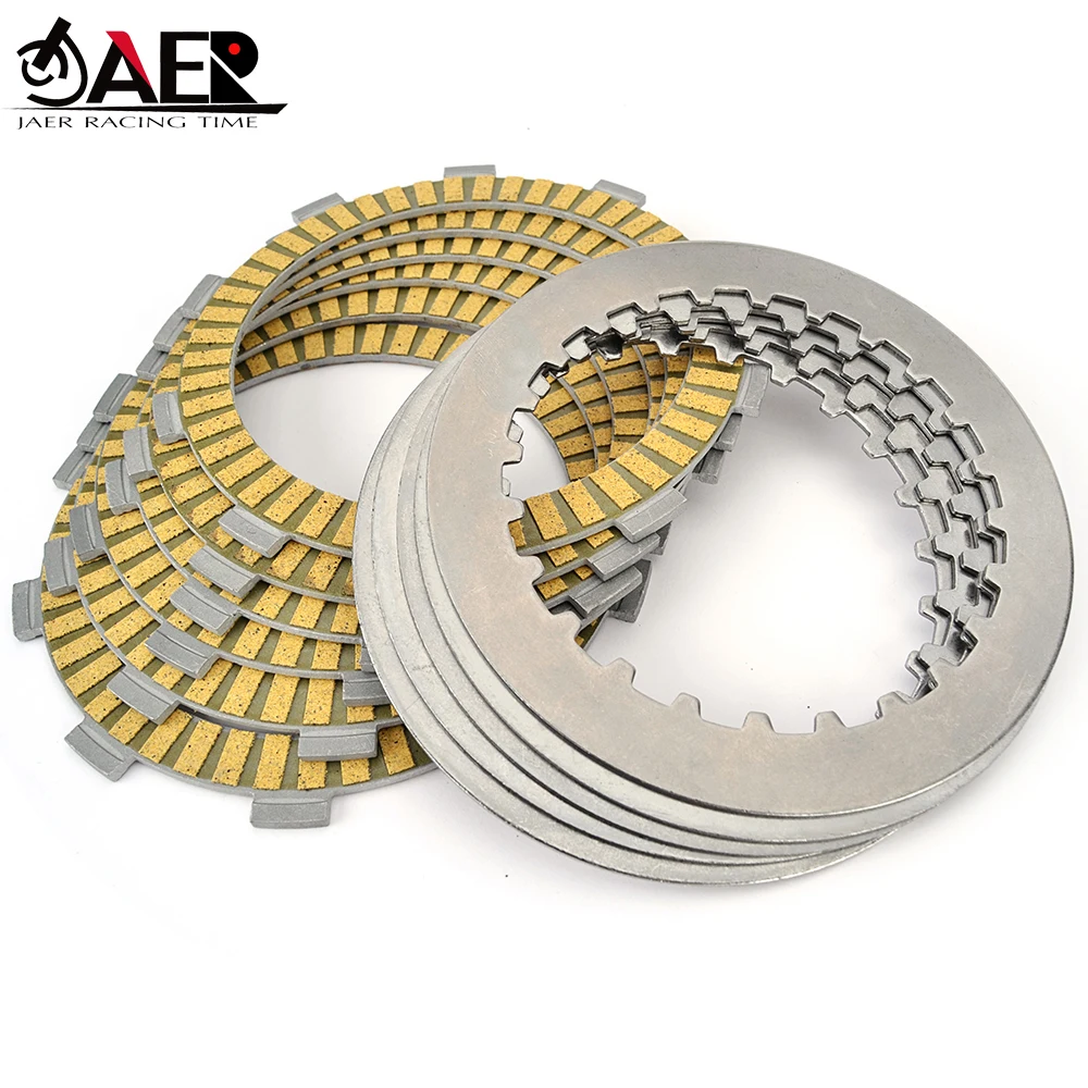 22321-HN0-670 Motorcycle Clutch Friction Plates Steel Disc for Honda TRX420FE FourTrax Rancher 420 ES 2007-2017 22201-ML4-610