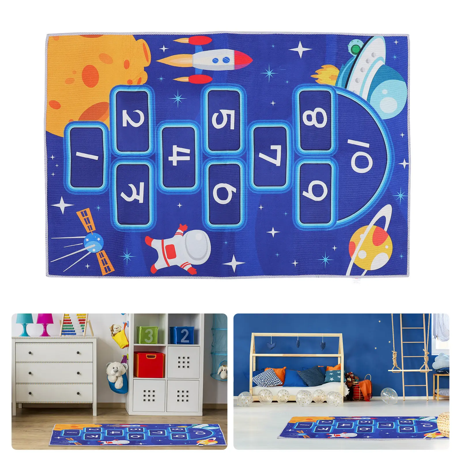 Kids Educational Mat - Karpet Lantai Hopscotch Besar untuk Anak-anak,