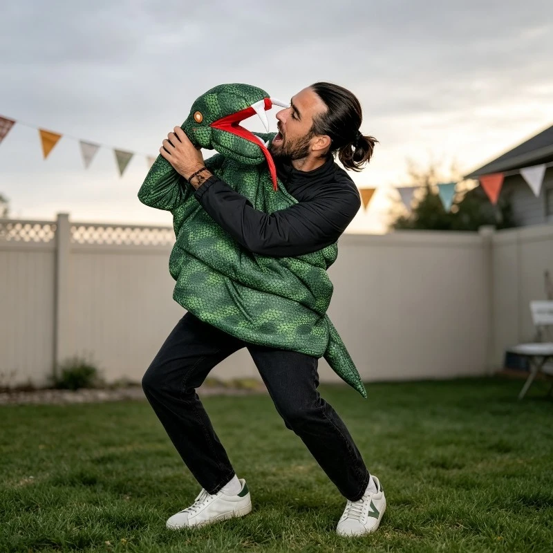 Fun Animal Role-playing for Adult Halloween Snake Costume Themed Parties and Stage Performances