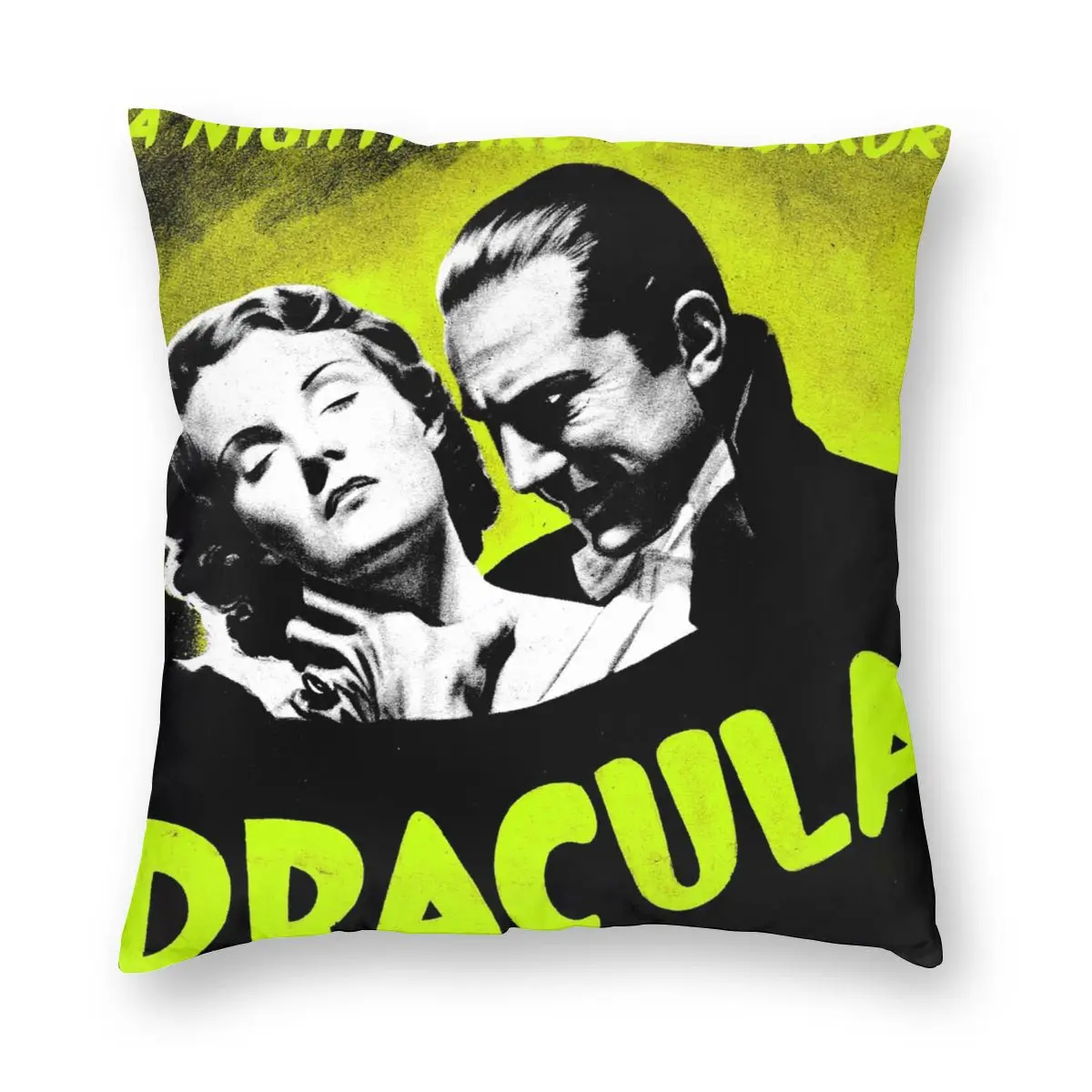 Dracula Lugosi Horror Movie Vampire Pillowcase Soft Polyester Cushion Cover Decoration Pillow Case Cover Home 40X40cm