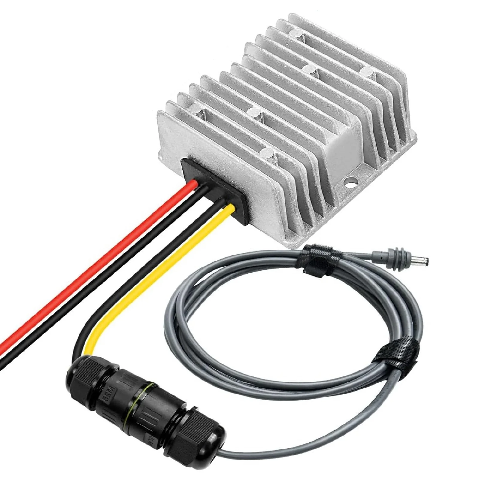 

Aluminum Shell DC Power Converter 12V To 57V 4.5A Power Converter Kit With Male-plug Cable ]for Starlink Gen3-DC Boost-Converter