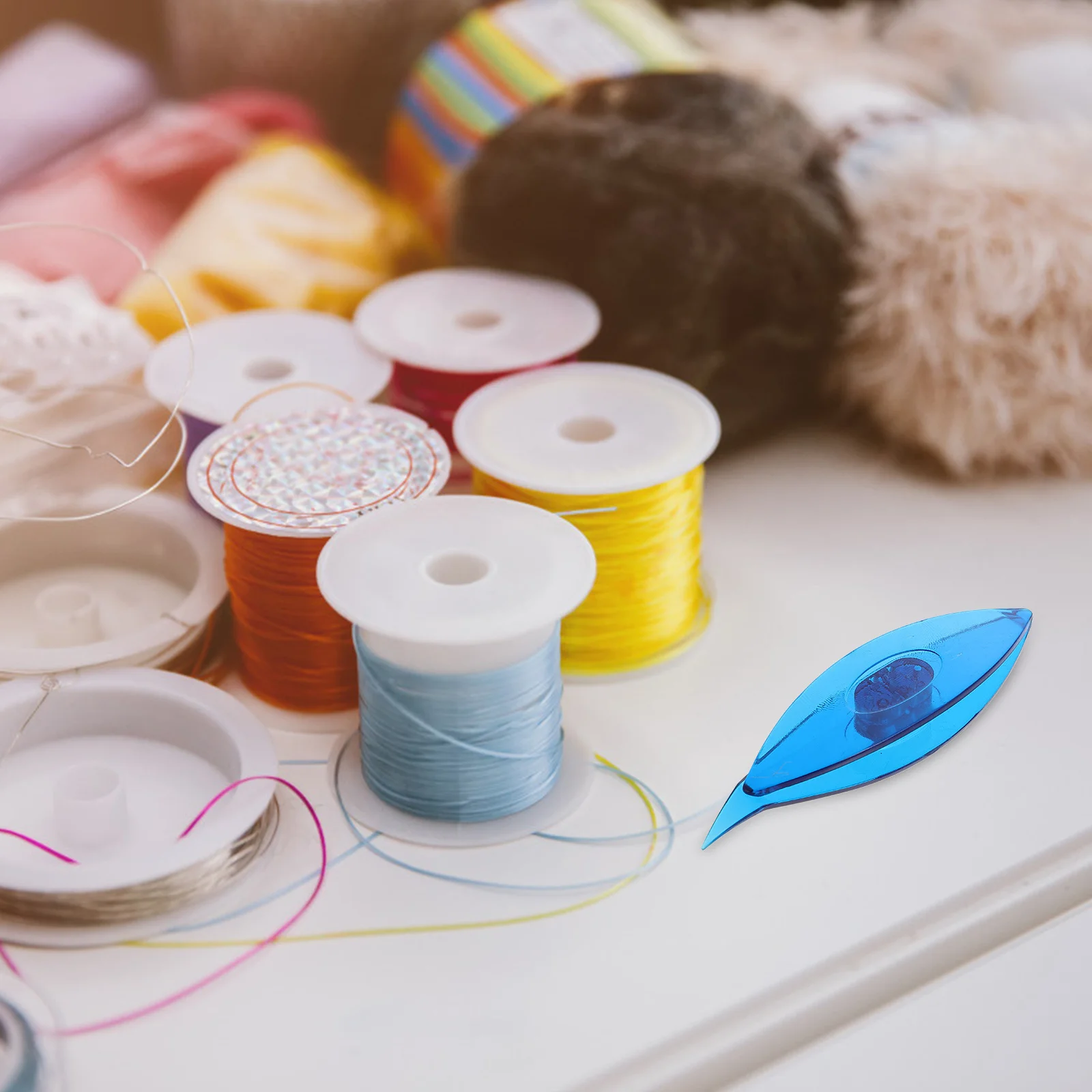 2 قطعة مكوكات الوشم البلاستيكية الحرفية الدانتيل صنع Diy بها بنفسك أدوات المكوك لليد الفن النسيج لوازم الحرف المنزلية دائم السلس #1