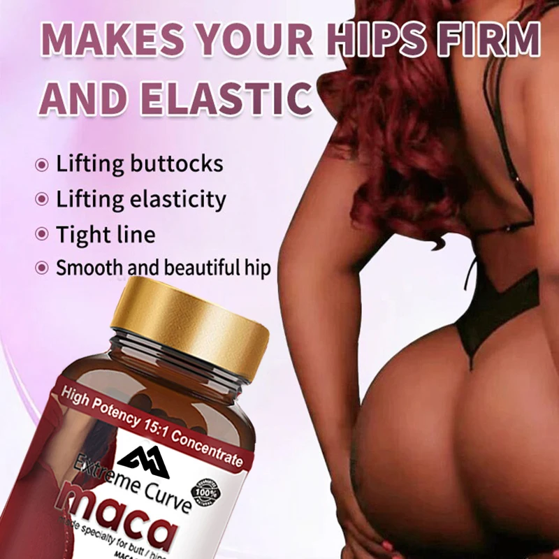 60 capsules that are easy to swallow increase natural curves for buttocks and buttock growth supplement vegetarian