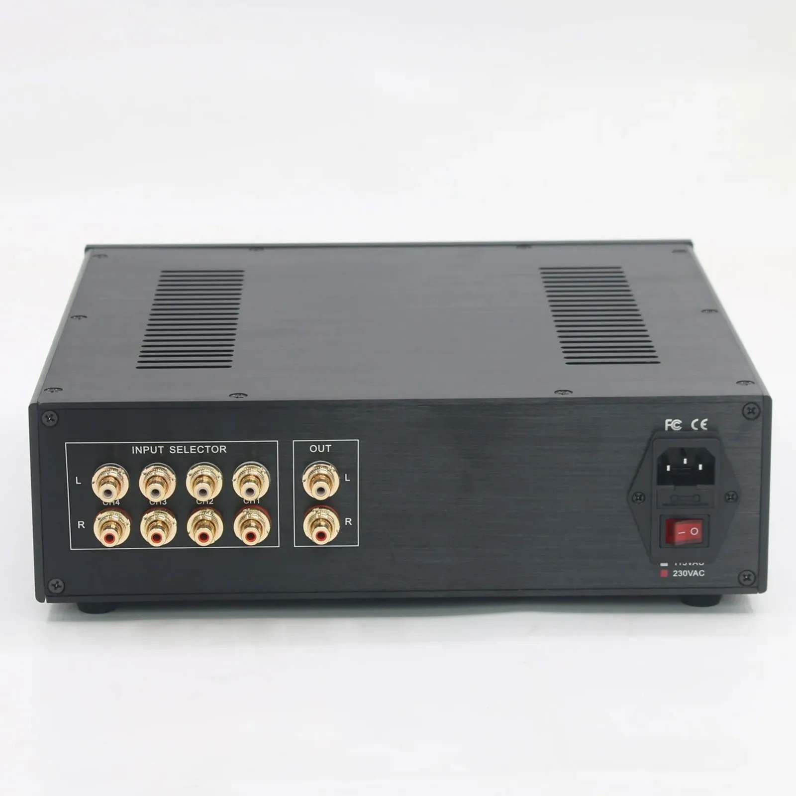 HiFiAMP PRT12A Stereo Preamplifier Preamp Remote Control dengan Tabung Vakum PSVANE ECC82/ ART 12AU7-S