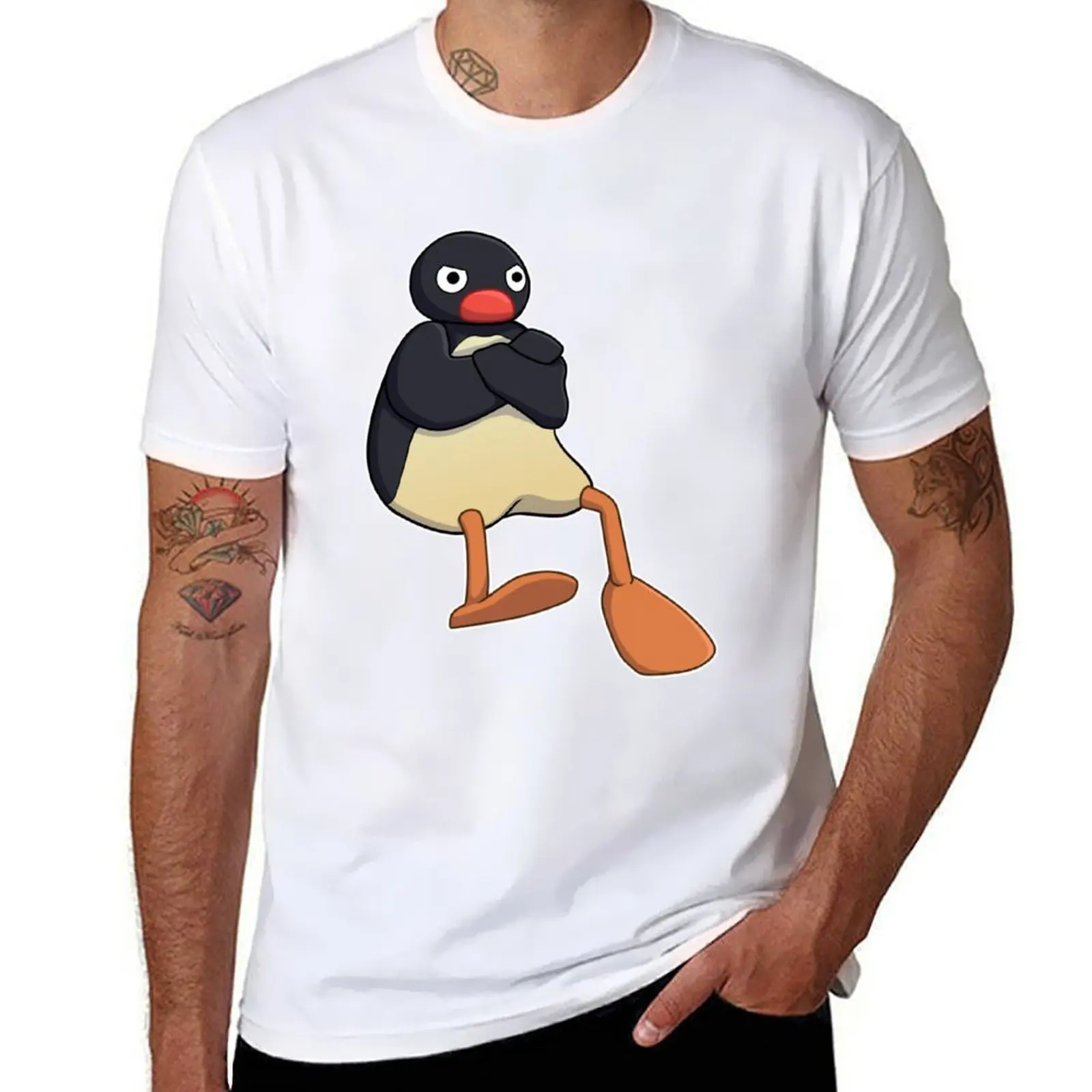

Angry Pingu Classic T-Shirt t shirts for man pack white t shirts for man cotton funny T-Shirt