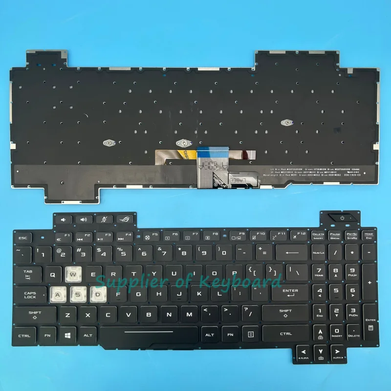

NEW English Keyboard For Asus ROG Strix Scar II GL704 GL704GM GL704GV GL704GW GL704GM-DH74 GL704GV-DS74 GL704GW-DS76 Backlit