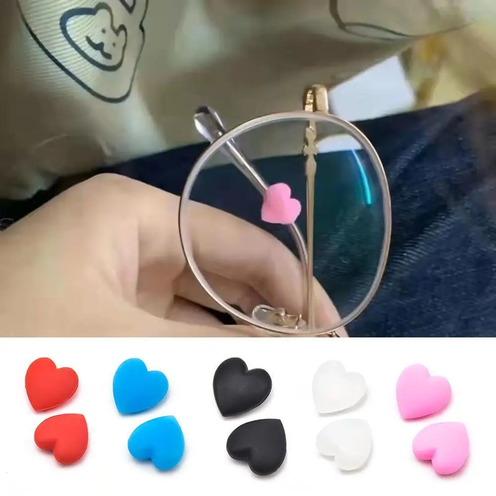 1 Pair Silicone Anti-slip Holder For Glasses Accessory Ear Hook Sports Eyeglass Temple Tip Stoppers Glasses Anti-slip Accessory