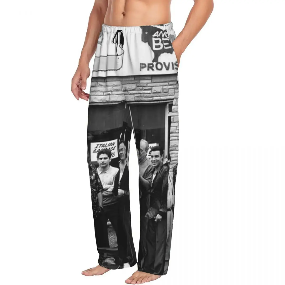 

Мужские пижамные штаны для отдыха на заказ The Sopranos Family, одежда для сна с карманами