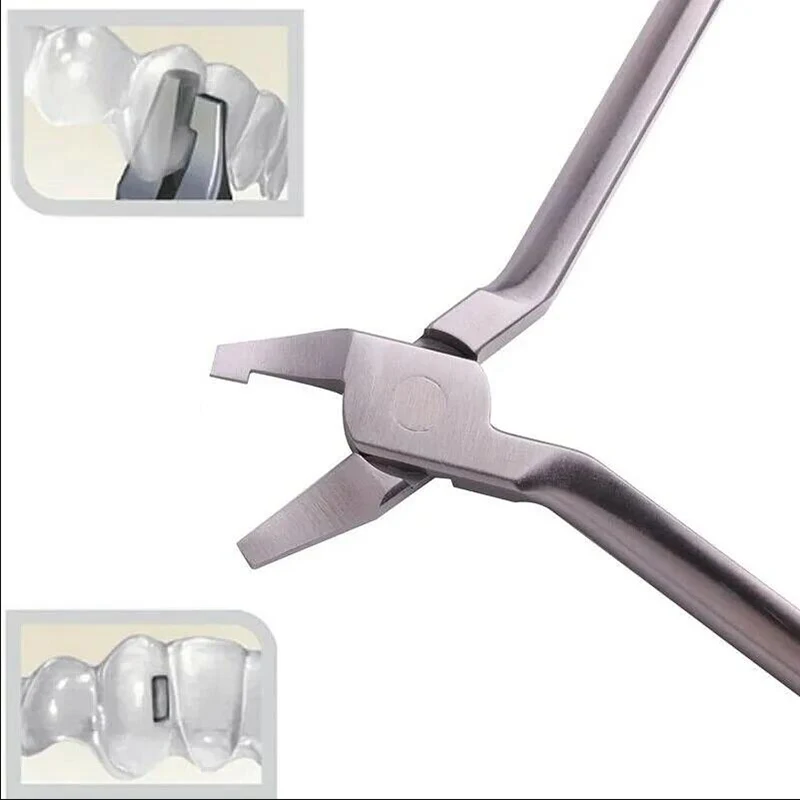 Dental Orthodontic Aligner Plier with Punch Hole Thermal Forming Forceps Tear Drop and Vertical Invisible Retainer Tools