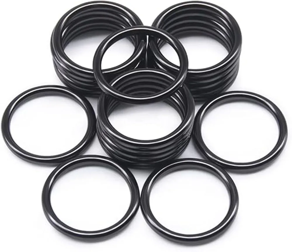 10pcs 24mm 30mm 35mm 40mm 45mm 50mm Inner Dia. Plastic O Ring Apparel Garments Shoes Backpack Outdoor Bag Parts Accessory