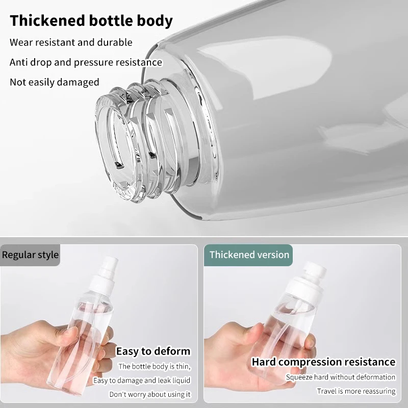 Facial Hydration Spray Bottle 30ml 60ml 100ml Sub Bottle Travel Bottle Ultra Fine Moisturizing Cosmetic Perfume Watering Bottle