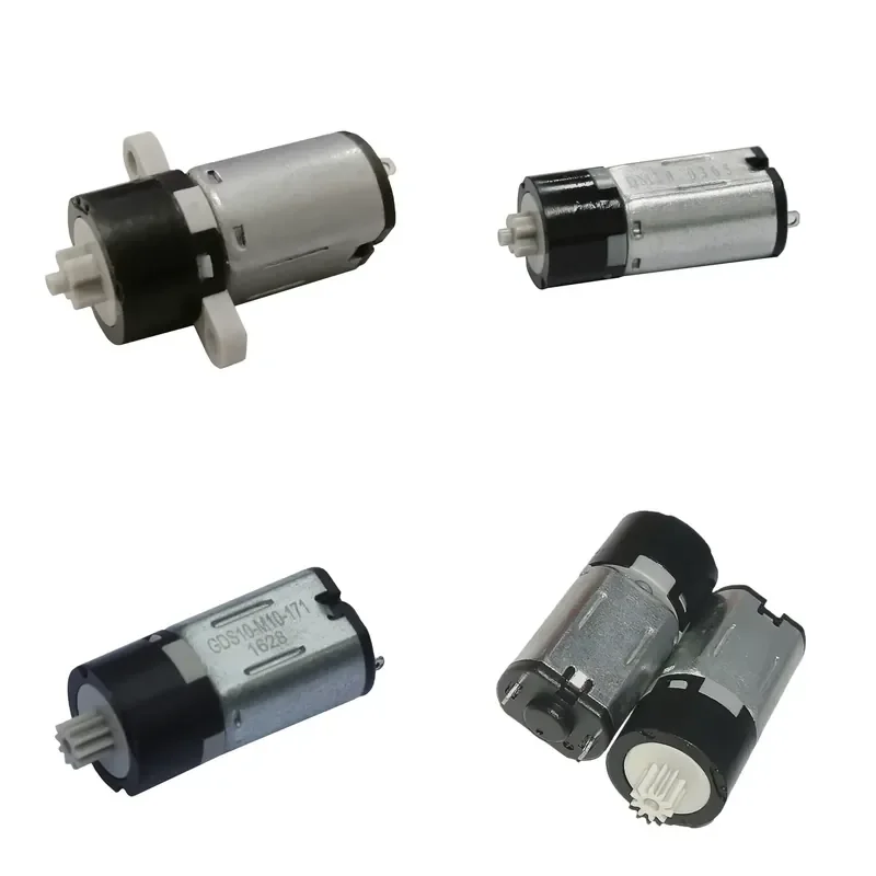 1.5V DC 10mm Plastic Gear Motor-Mini Low RPM 100 RPM for Electric Bicycle Boat Fan & Home Appliance