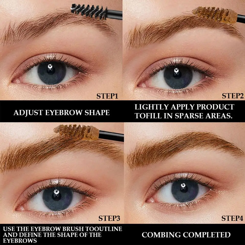 Mascara per sopracciglia 9 colori scolpire sopracciglia colorate per sopracciglia tintura per sopracciglia impermeabile a lunga durata per cosmetici per sopracciglia