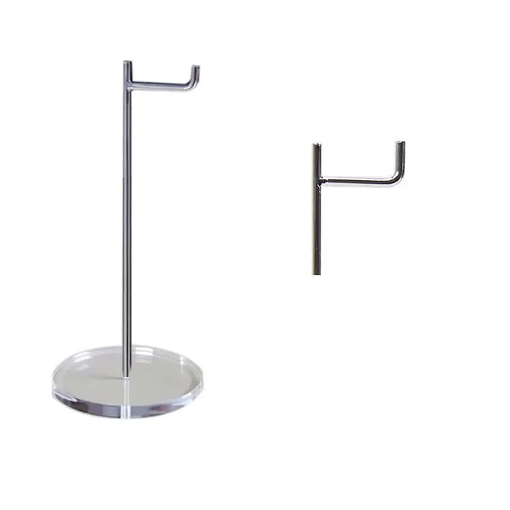 Transparent Acrylic Headphone Stand Headset Holder Display Rack for Desk Organization Protects Against Drops Crushing