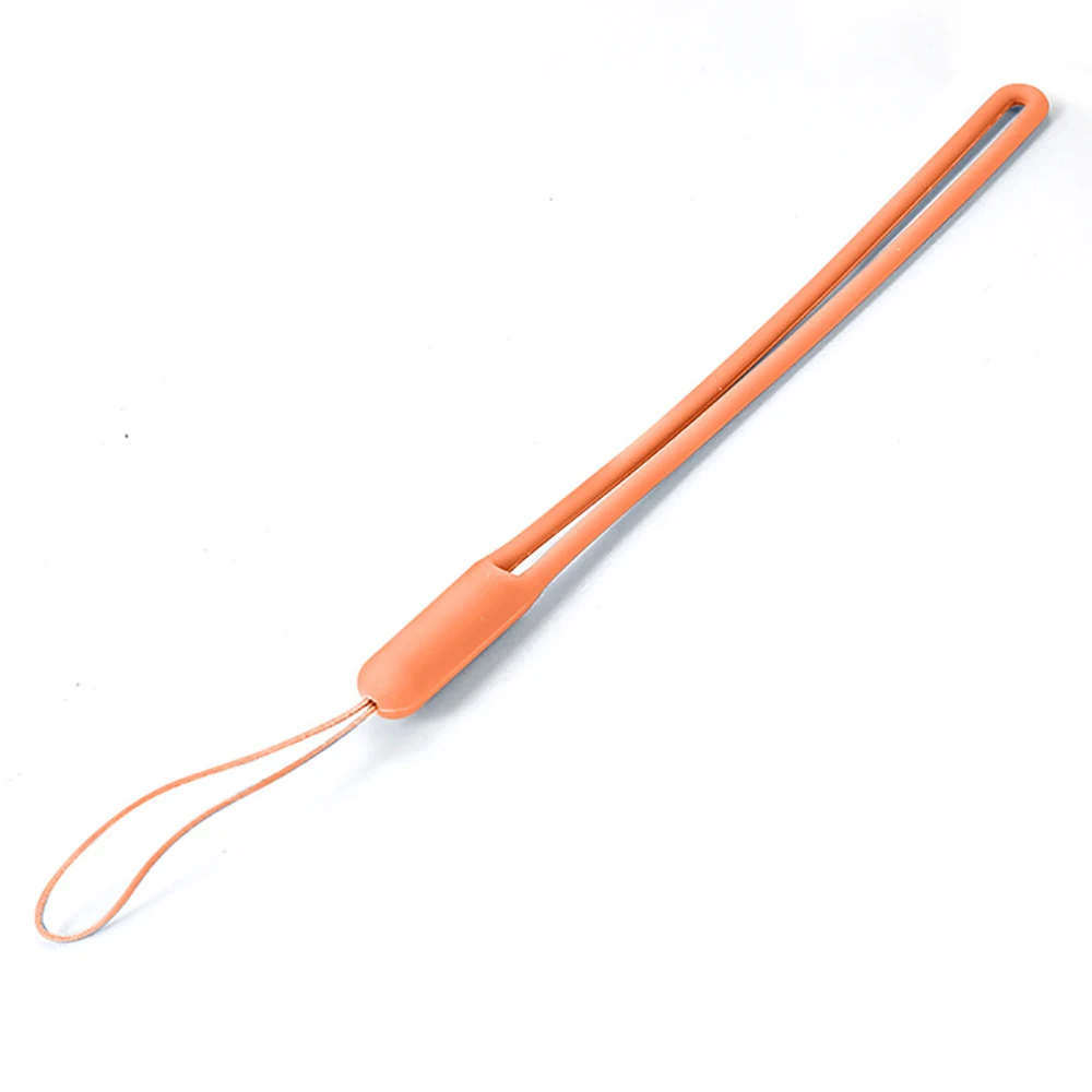 3Pcs Silicone Phone Strap Portable Lanyard Chain