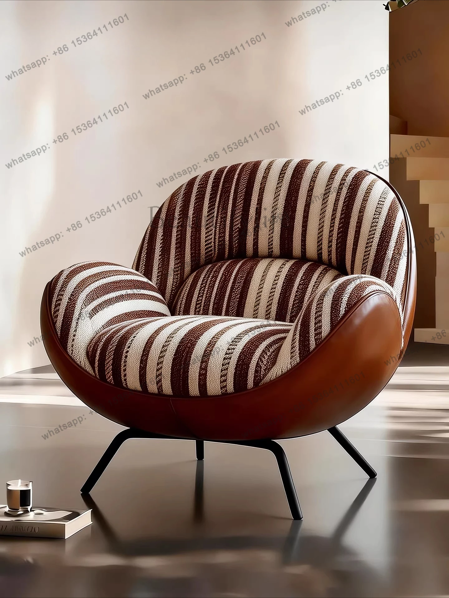 

yj9 Retro single sofa leisure chair, family chair lazy sofa