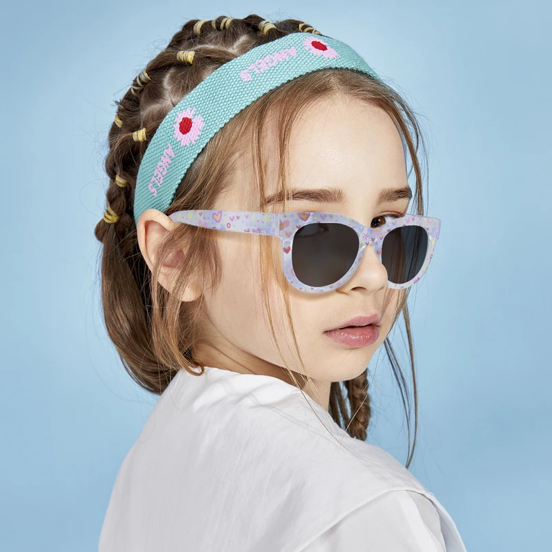 Kenbo Eyewear occhiali da sole quadrati carini per bambini occhiali da sole per bambini UV400 Protection De Sol Gafas con custodia e scatola