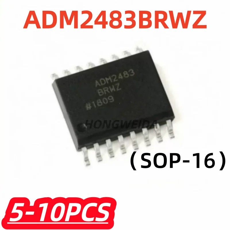 5-10Pcs/lot 100% New ADM2483BRWZ ADM2483 ADM2483BRW ADM2483BRWZ-REEL SOP16 Original Transceiver chip