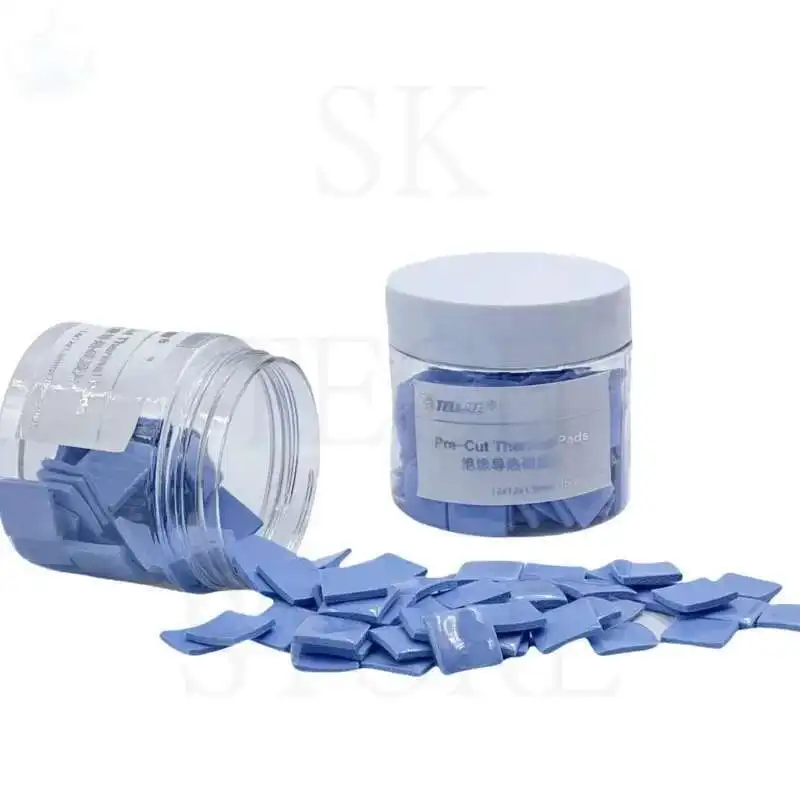 Thermal Conductive Silicone Insulation Adhesive Sheet Suitable for Graphics Cards Video Memory Chips and IC 12*12mm