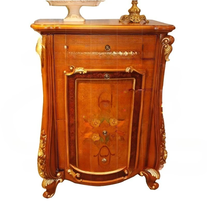 

European-style chest cabinets mahogany carved painted chest cabinets living room bedroom lockers storage cabinets