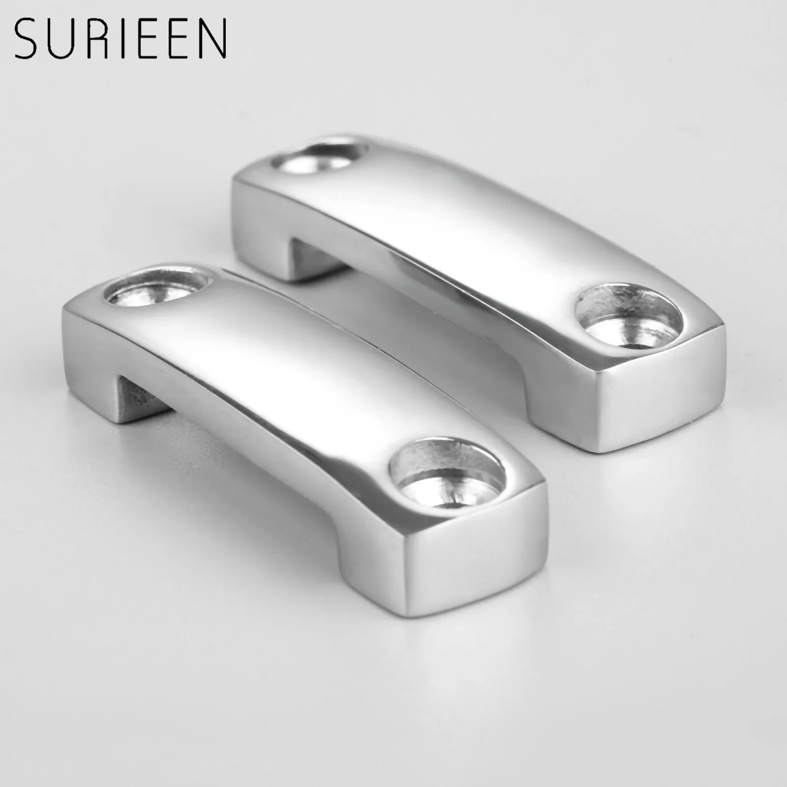 1.92インチステンレス鋼バッテリーとカーゴストラップ,2個,取り付け付きサドル接続,1.12インチストラップ,マリンボート用