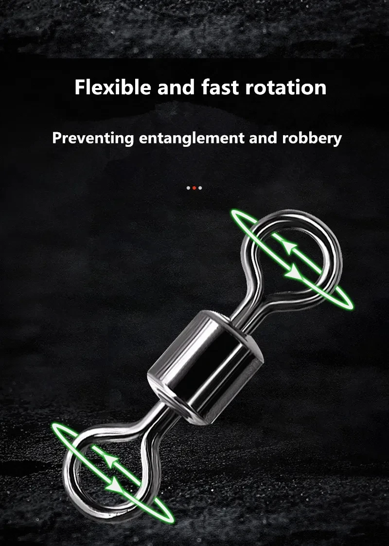 100 Glowing Gourds, Rotating Rings, Fishing Line Connectors, Adapters, Fishing Rings, Fishing Accessories, Tools, Outdoor