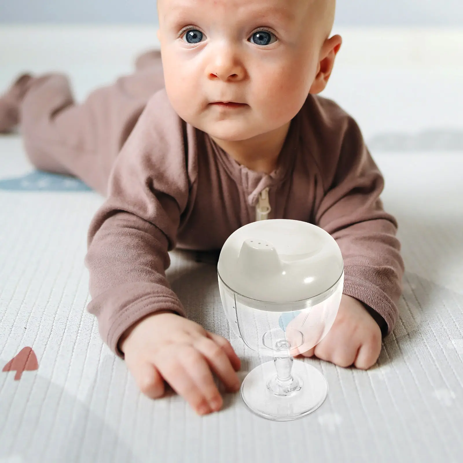 

2pcs Anti-Fall Toddler Training Cup 1-3 Years Multi-Use Baby Drinking Bottle With Straw Spill Proof Sippy Cup For Kids