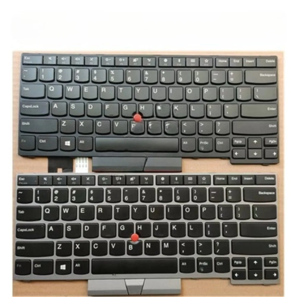 Laptop Replacement Keyboard For Lenovo ThinkPad E480 E485 L480 T480s E490 E495 T490 L490 Notebook Keyboard (007)